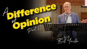 A Difference of Opinion Part 2 with Bill Yuille