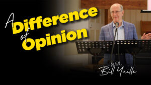 A Difference of Opinion with Bill Yuille