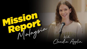 Claudia Applin : Missions Report